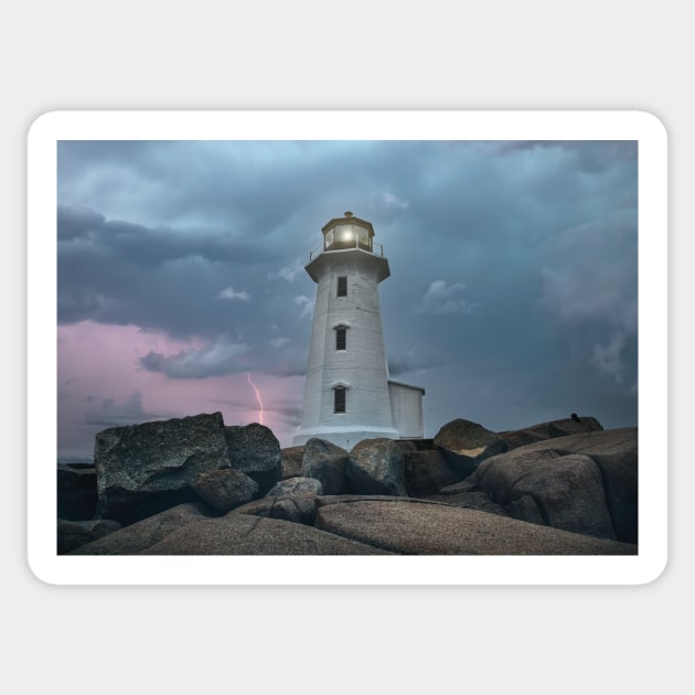 Peggys Cove Lighthouse Sticker by TMcG72